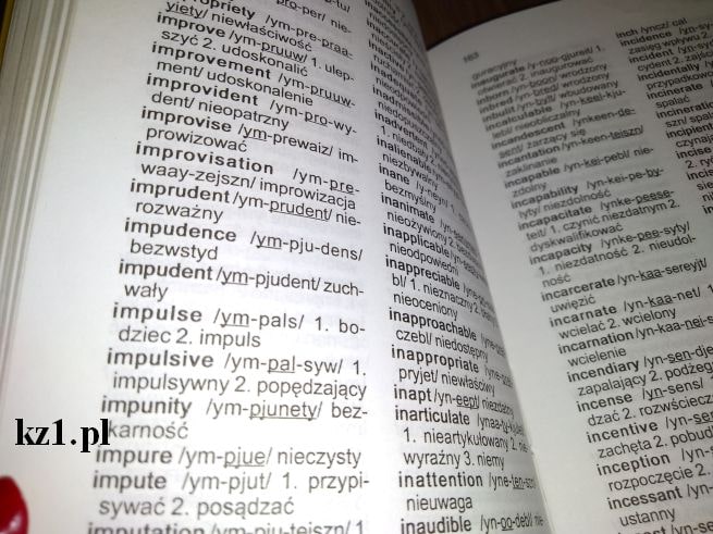 słownik polsko-angielski