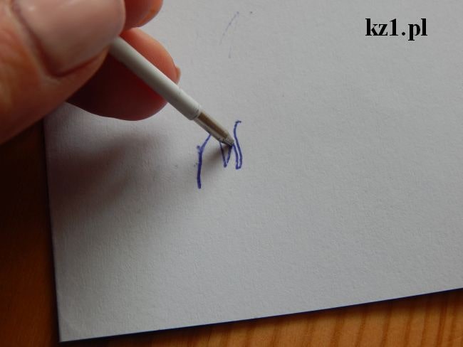 piszący wkład od długopisu