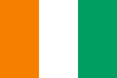 flaga wybrzeża kości słoniowej