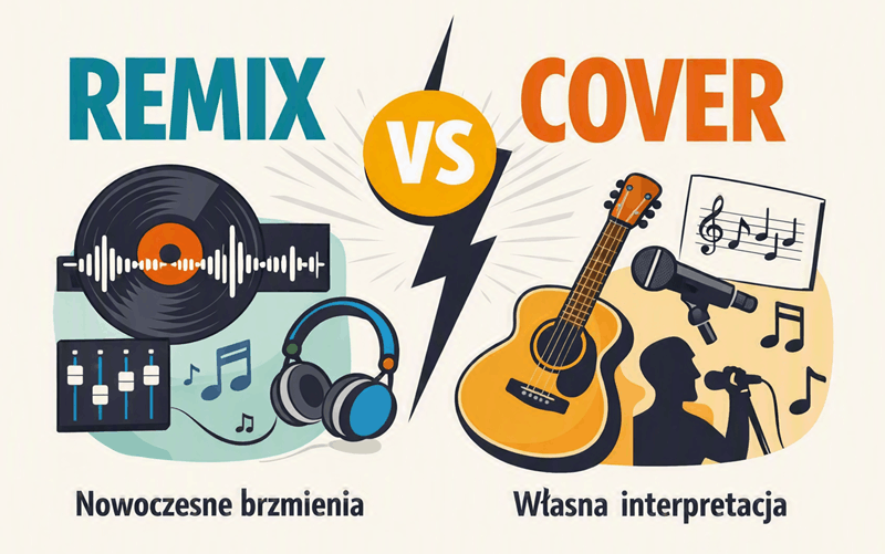 czym się różni remix od coveru