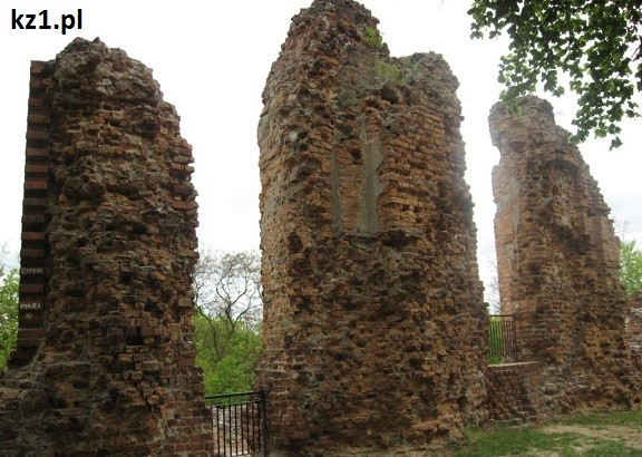 ruiny wieży w raciążku