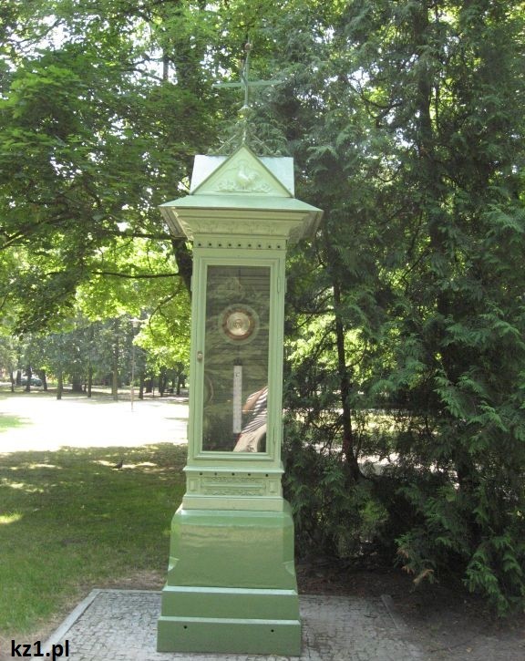 termometr w parku